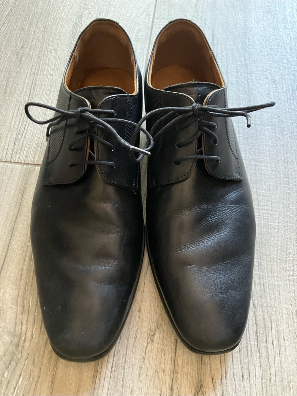 Florsheim Black Leather Men's Derby Shoes, Like New, Size 9